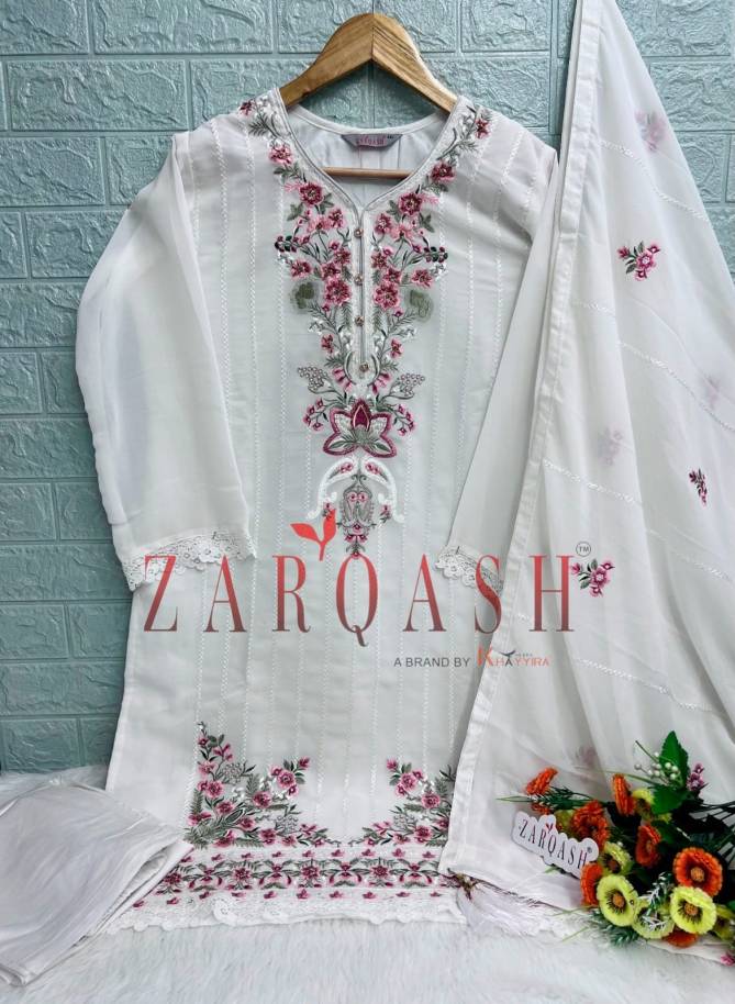 201 A And B By Zarqash Georgette Pakistani Salwar Suits Wholesalers In Delhi